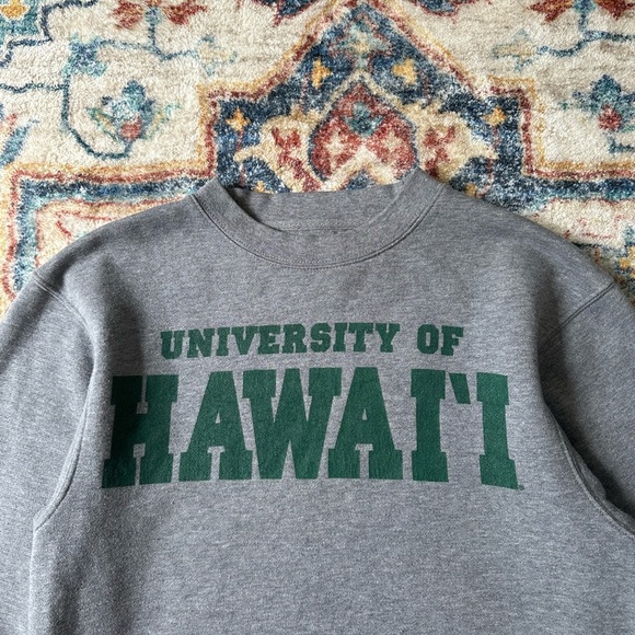 Vintage NCAA University Of Hawaii Spellout Crewneck Small - Picture 4 of 5